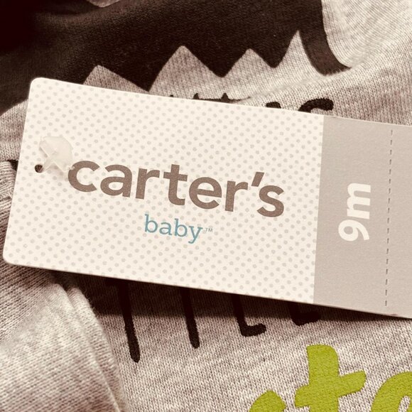 Carter’s Baby “Mommy’s Little Monster” 2-Piece Frankenstein Outfit Grey 9 Months - Picture 5 of 8